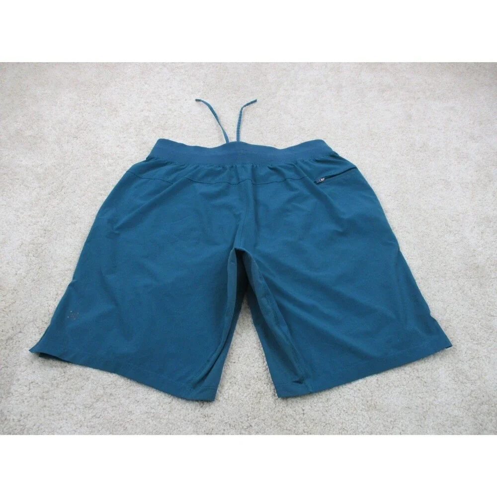 Lululemon Shorts Mens Medium M Teal Blue Pace Breaker Gym Running 10